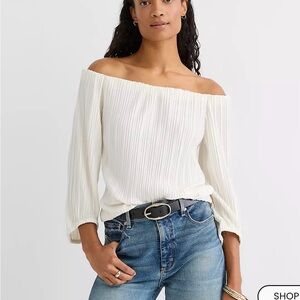 New/tag Loft Off Shoulder Top-M